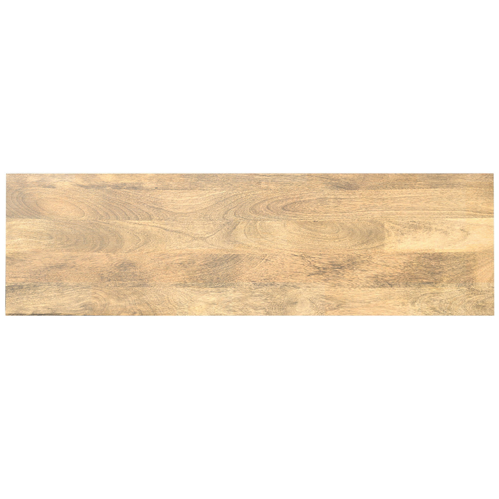 Hunter - 3 Door Sideboard Buffet With Hairpin Legs - Natural