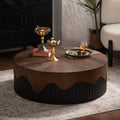 38.97' Round Coffee Table Handcrafted