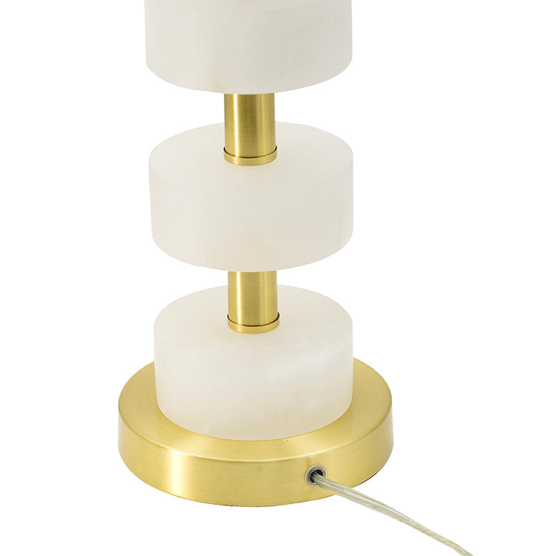 13x13x26 Marble Table Lamp