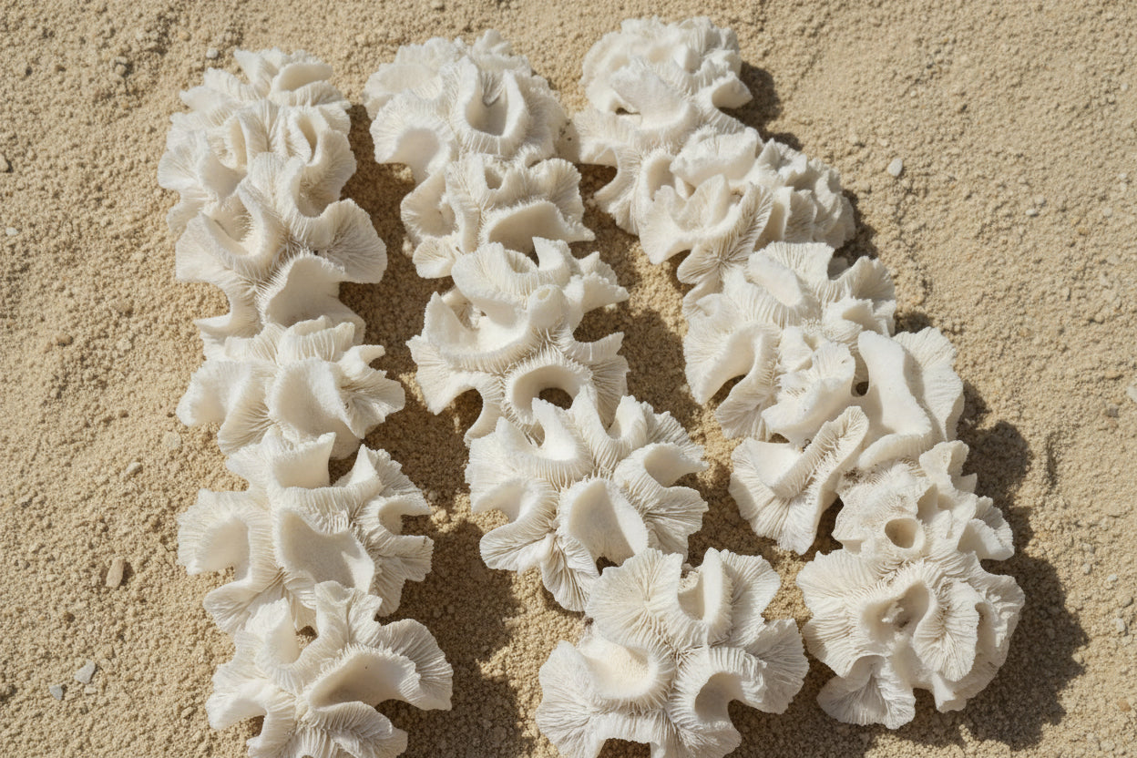 Vintage Open Brain Coral Specimen - Coastal Decorative Accent (Trachyphyllia geoffroyi)